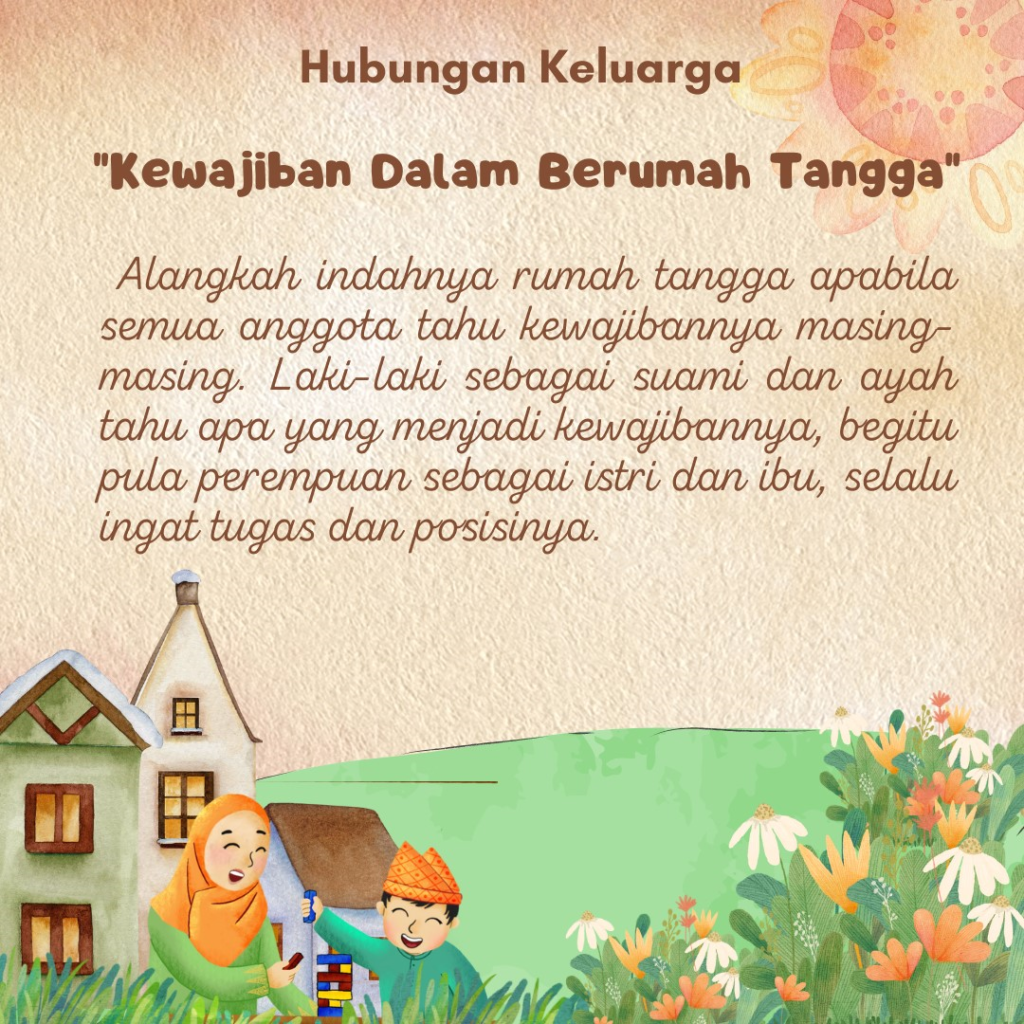 Kewajiban dalam Berumah Tangga