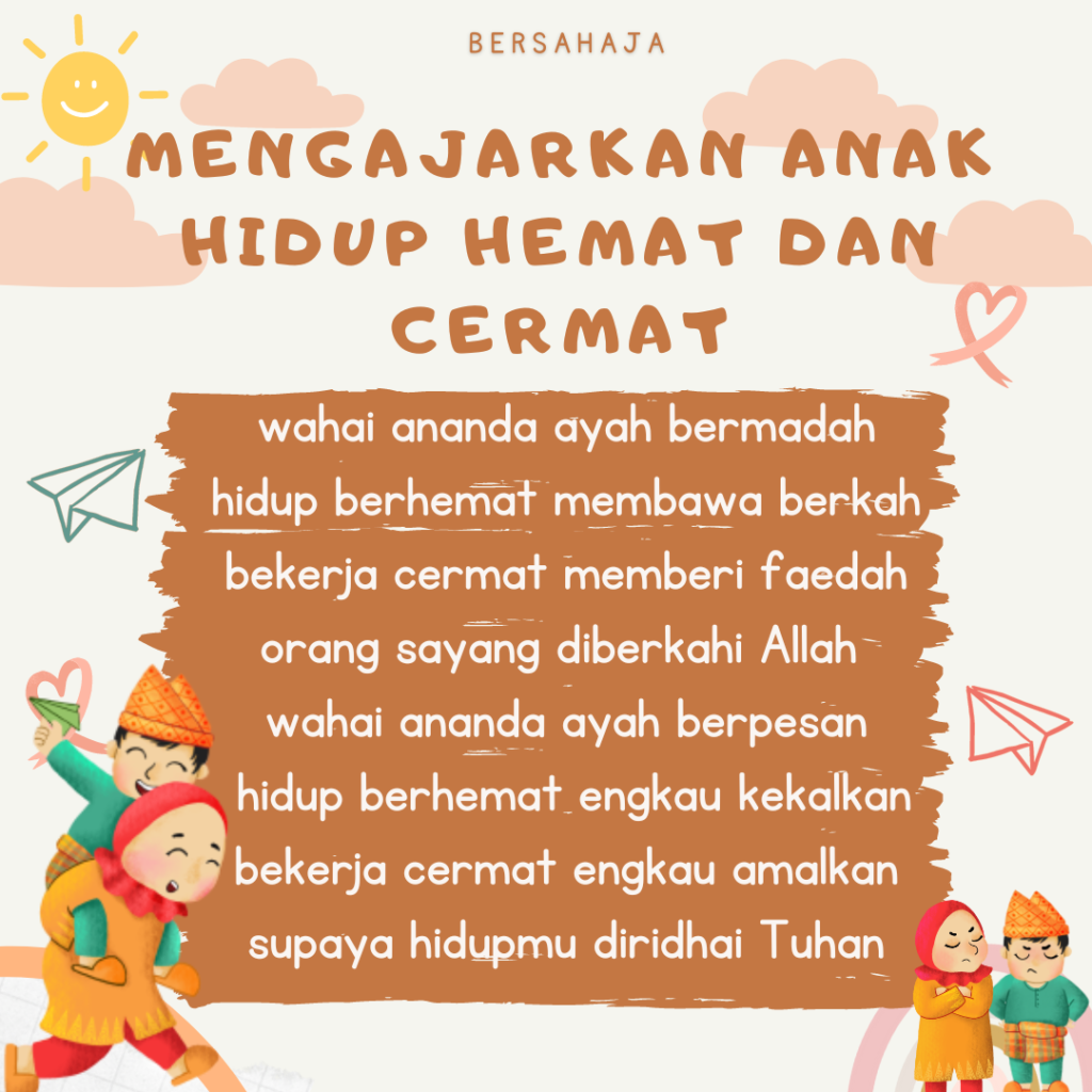 Mengajarkan Anak Hidup Sederhana